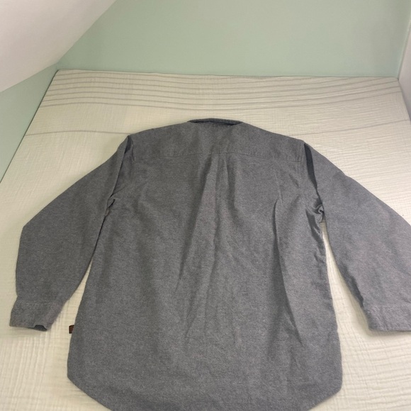 Men’s Moose Creek Long Sleeve Gray Button Up Heavy Shirt Size Large Outdoor - Picture 12 of 16